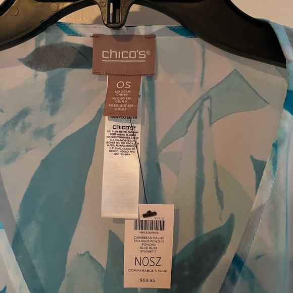 Chico’s Off The Rack triangle poncho - Picture 3 of 5